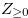 $Z_{\geq 0}$