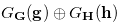 $G_{\mathbf{G}}(\mathbf{g})\oplus G_{\mathbf{H}}(\mathbf{h})$