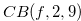 $CB(f,2,9)$