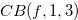 $CB(f,1,3)$