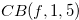 $CB(f,1,5)$