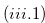$(iii.1)$
