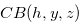 $CB(h,y,z)$