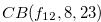$CB(f_{12},8,23)$