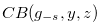 $CB(g_{-s},y,z)$