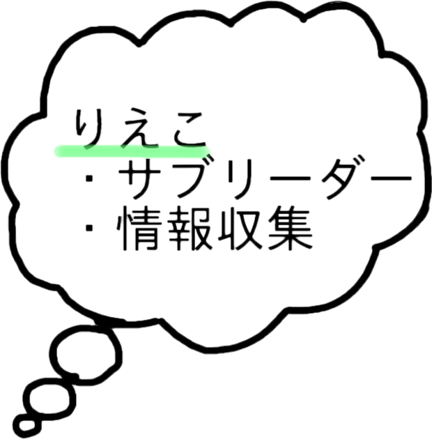 りえこ　サブリーダー・情報収集