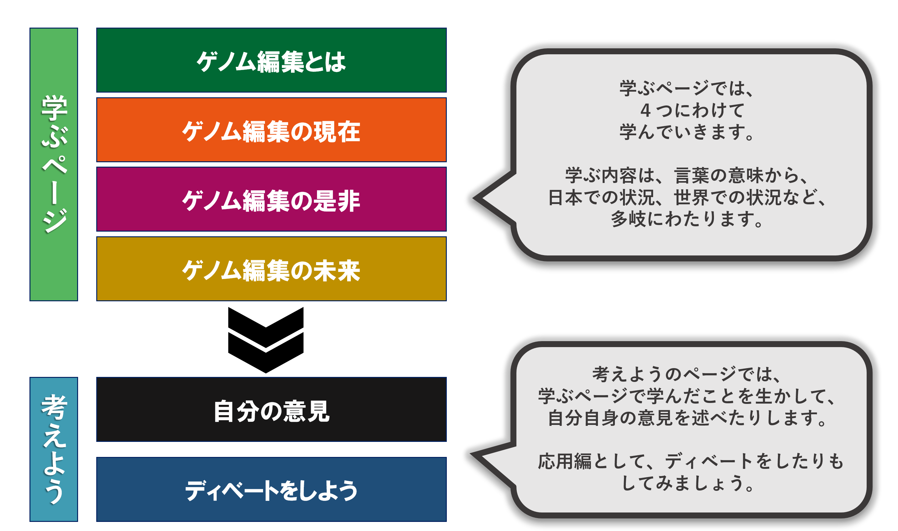 サイトの構成について