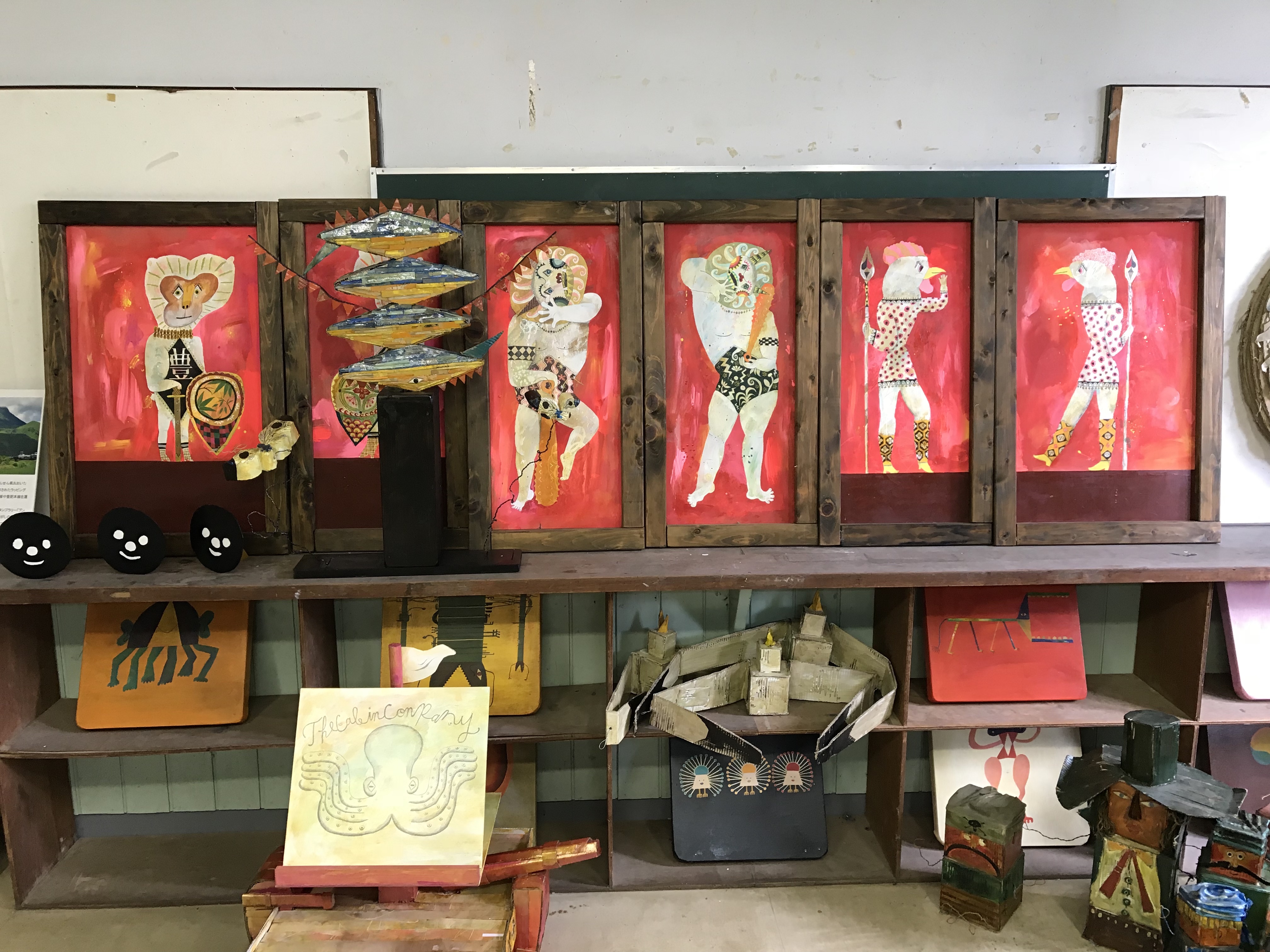 キャビンさんのアトリエに飾られていた作品