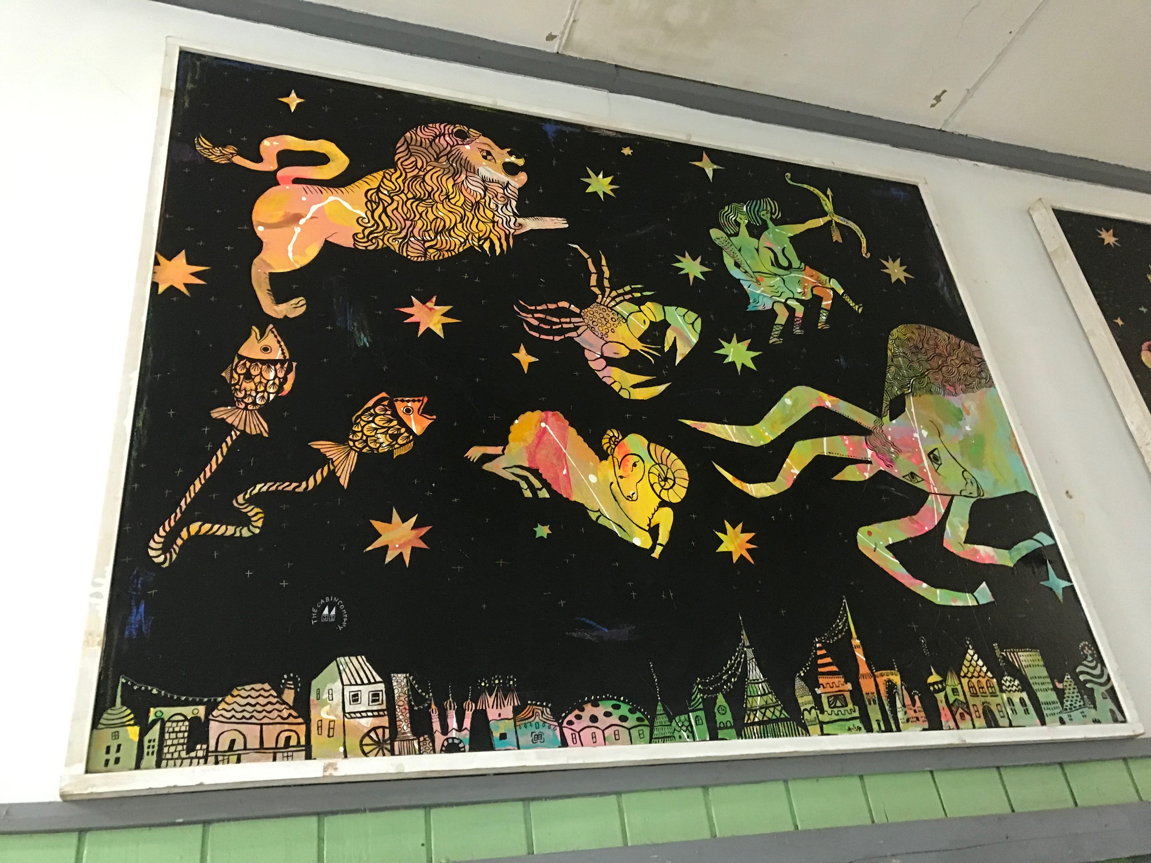 キャビンさんのアトリエに飾られていた絵
