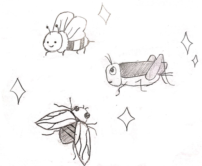 輝く昆虫の画像