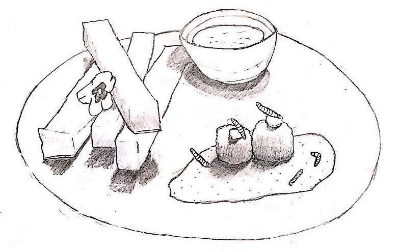Image of cooked insects