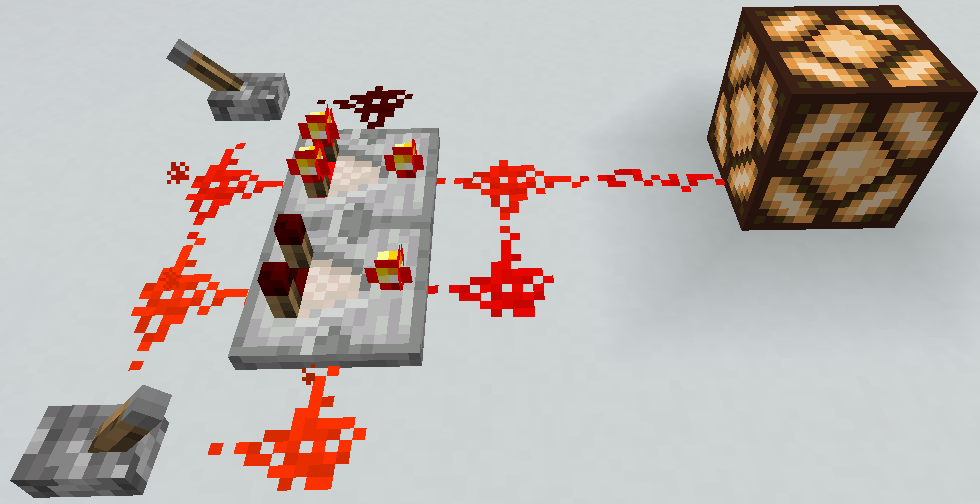 マイクラで作ったXOR回路