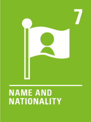 7. Name and nationality