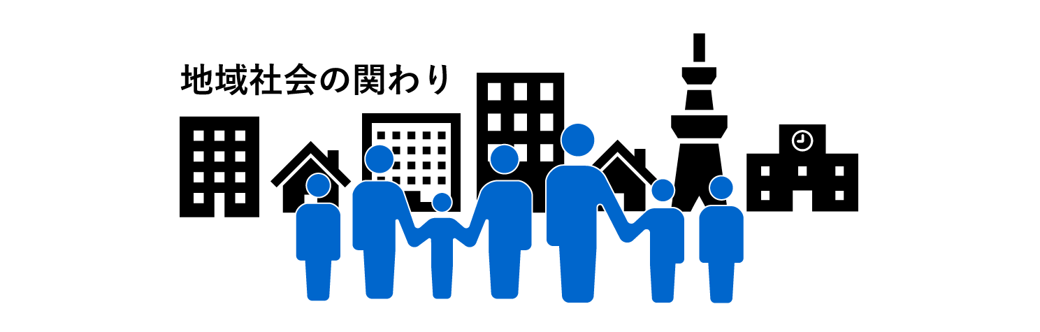 地域社会の関わり
