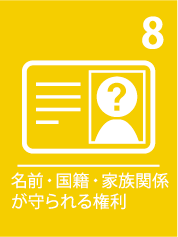 8. 名前・国籍・家族関係が守られる権利