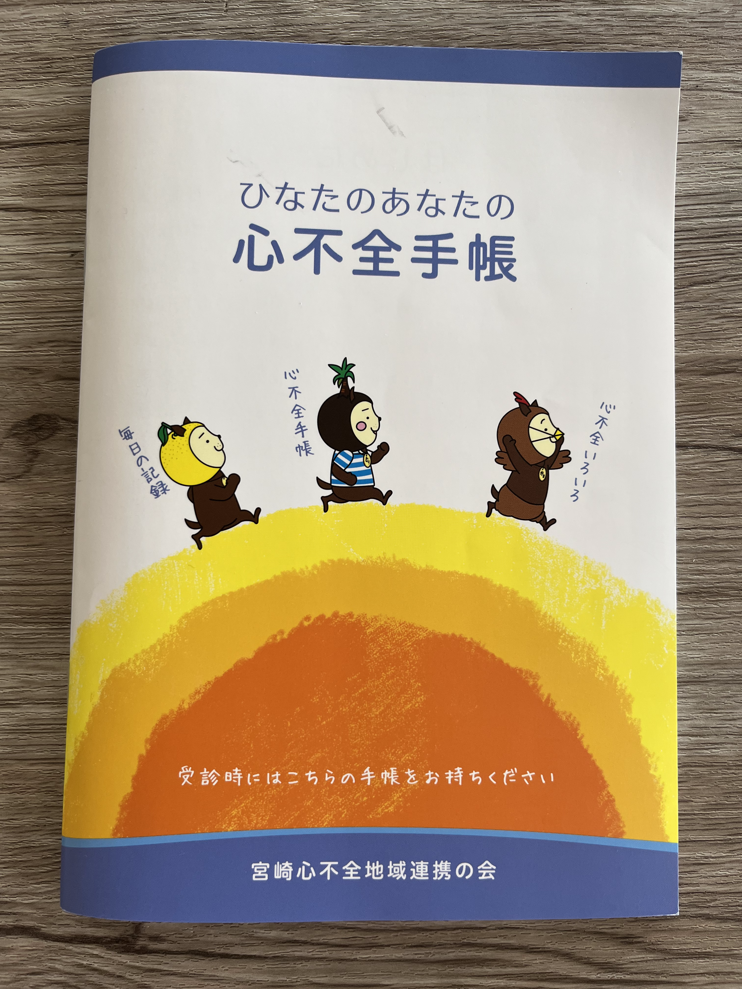 ひなたのあなたの心不全手帳の写真