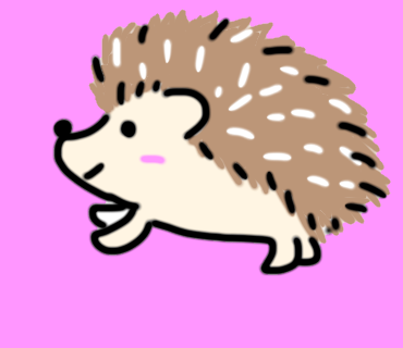 ハリネズミのアイコン