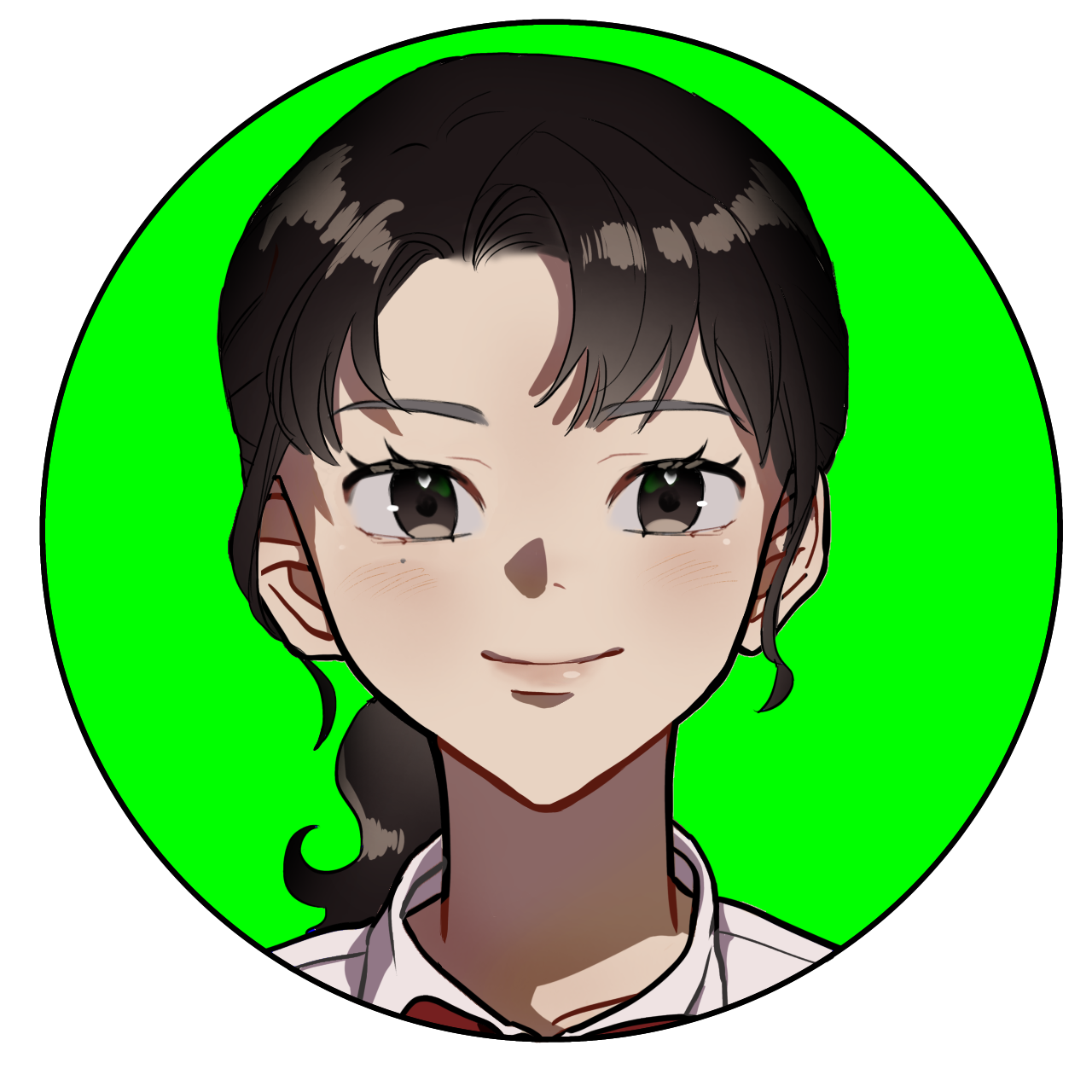 夢パスのメンバーのまほの似顔絵