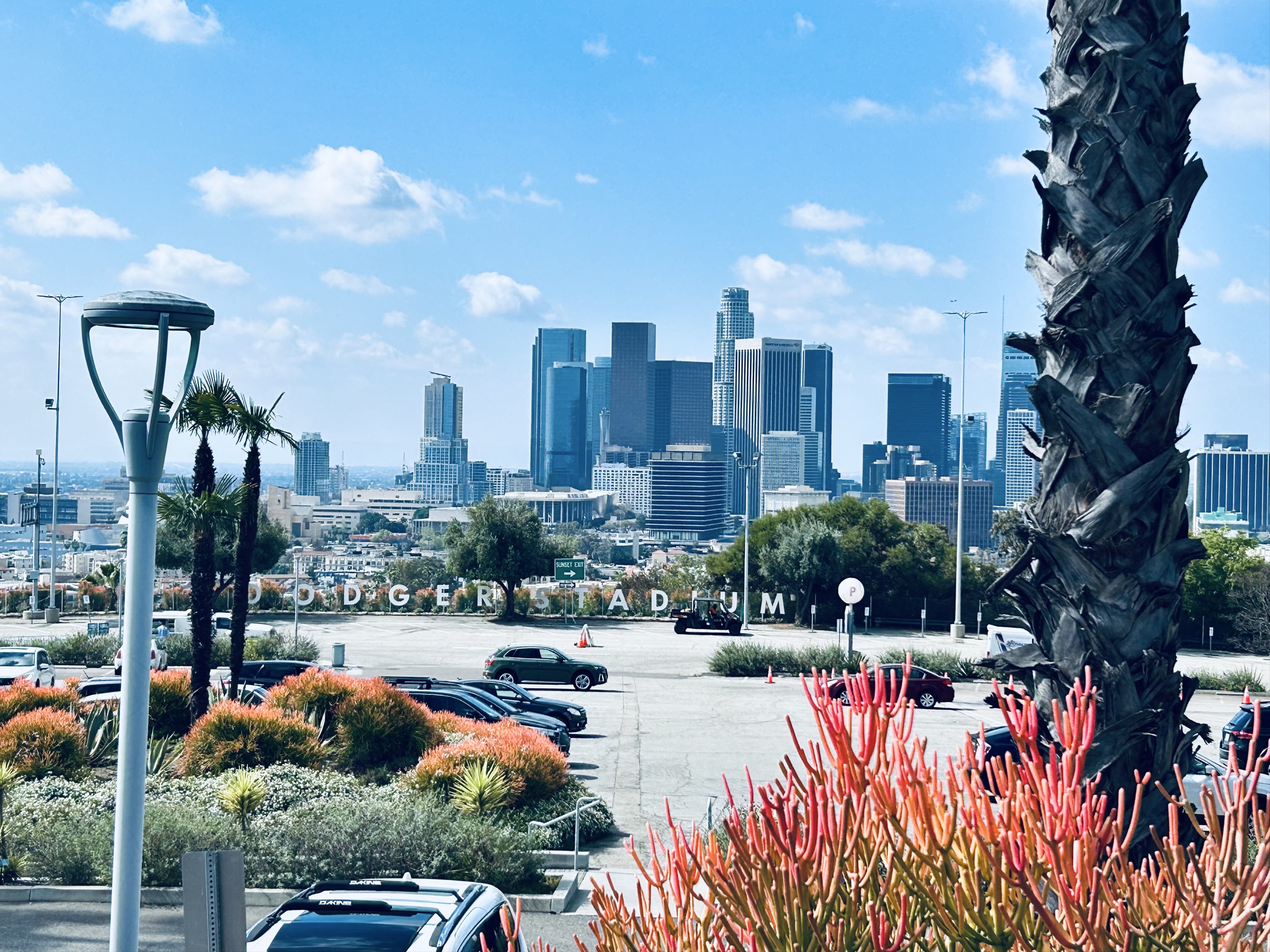 アメリカのロサンゼルスの街並み