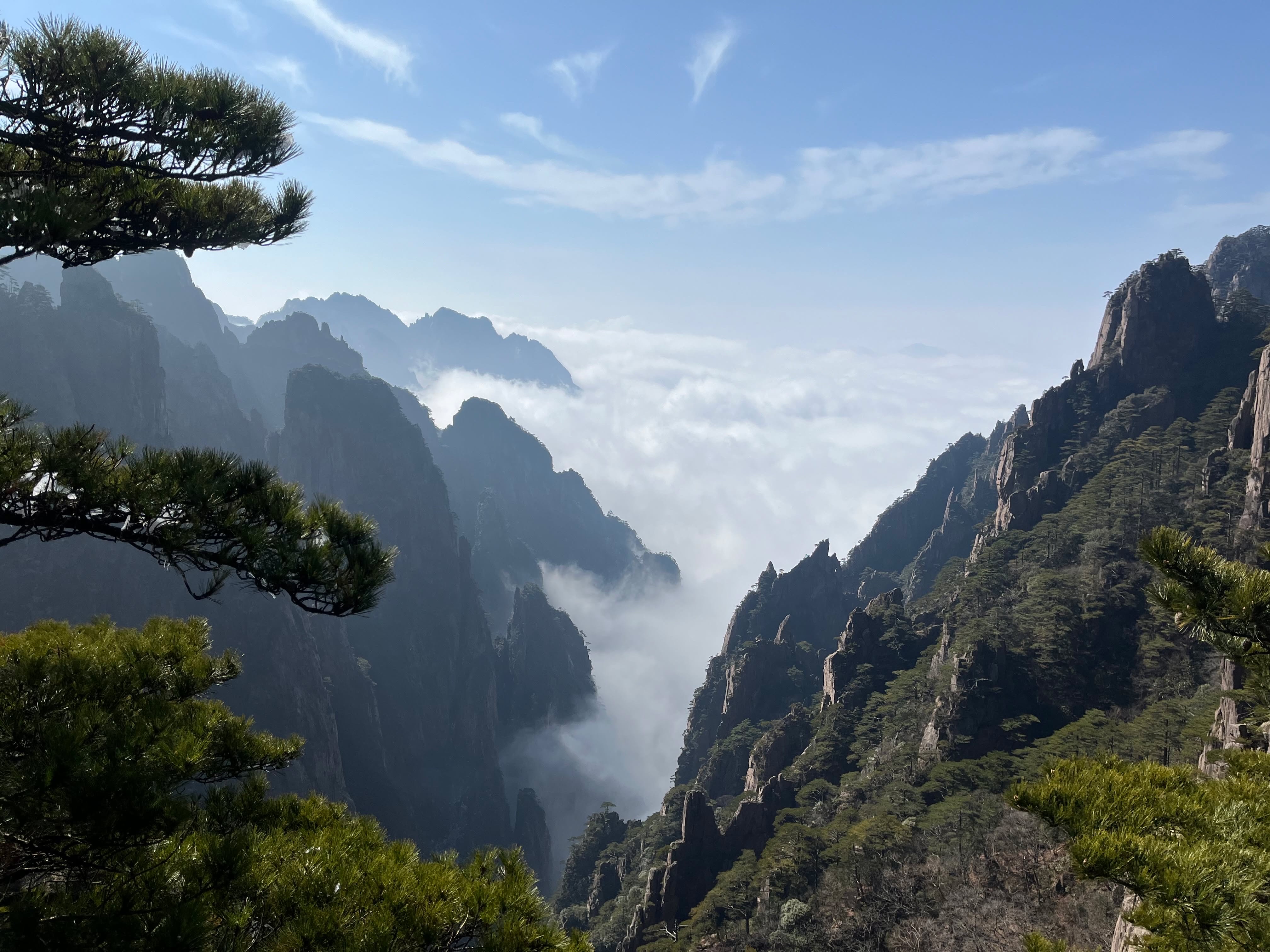 中国の山岳地帯